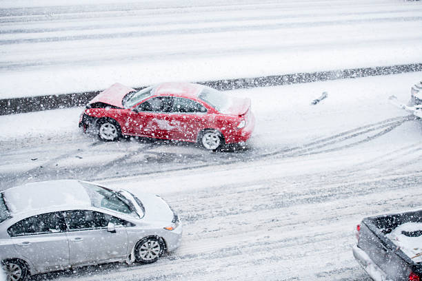 Stuck on a highway during a record breaking storm for hours…in the dark